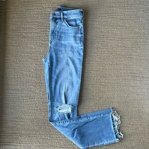 Express Super High Rise 90s Slim Jeans // Size: 8 long